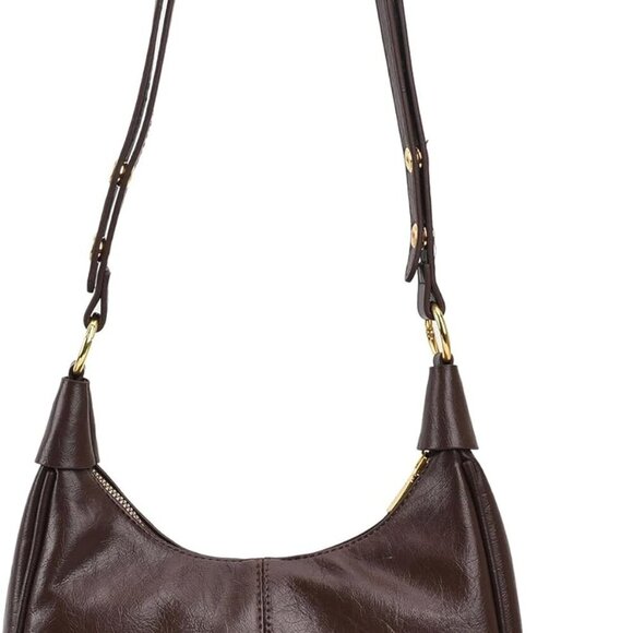 Small Hobo Bags for Women Retro Crescent Shoulder Purse Fall Soft Crossbody Hand - Picture 1 of 6